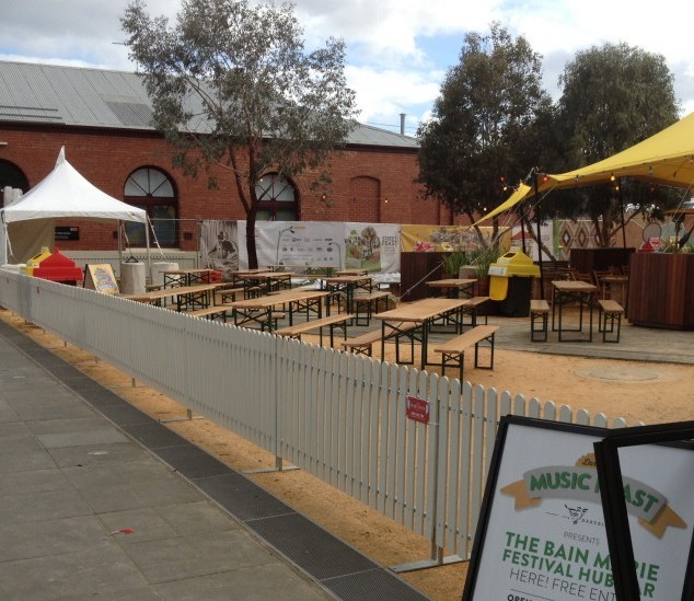 White Picket Fence at Northcote Fesitval